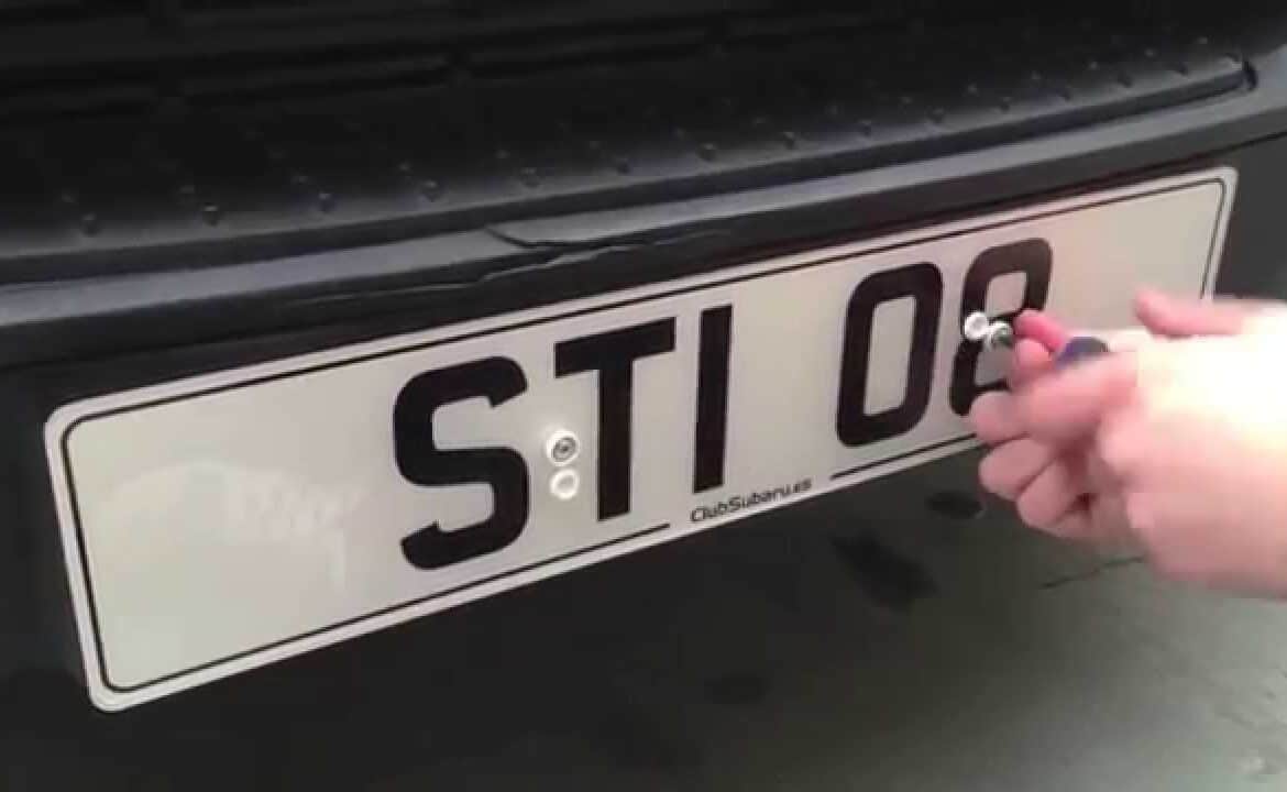 Old Number Plate