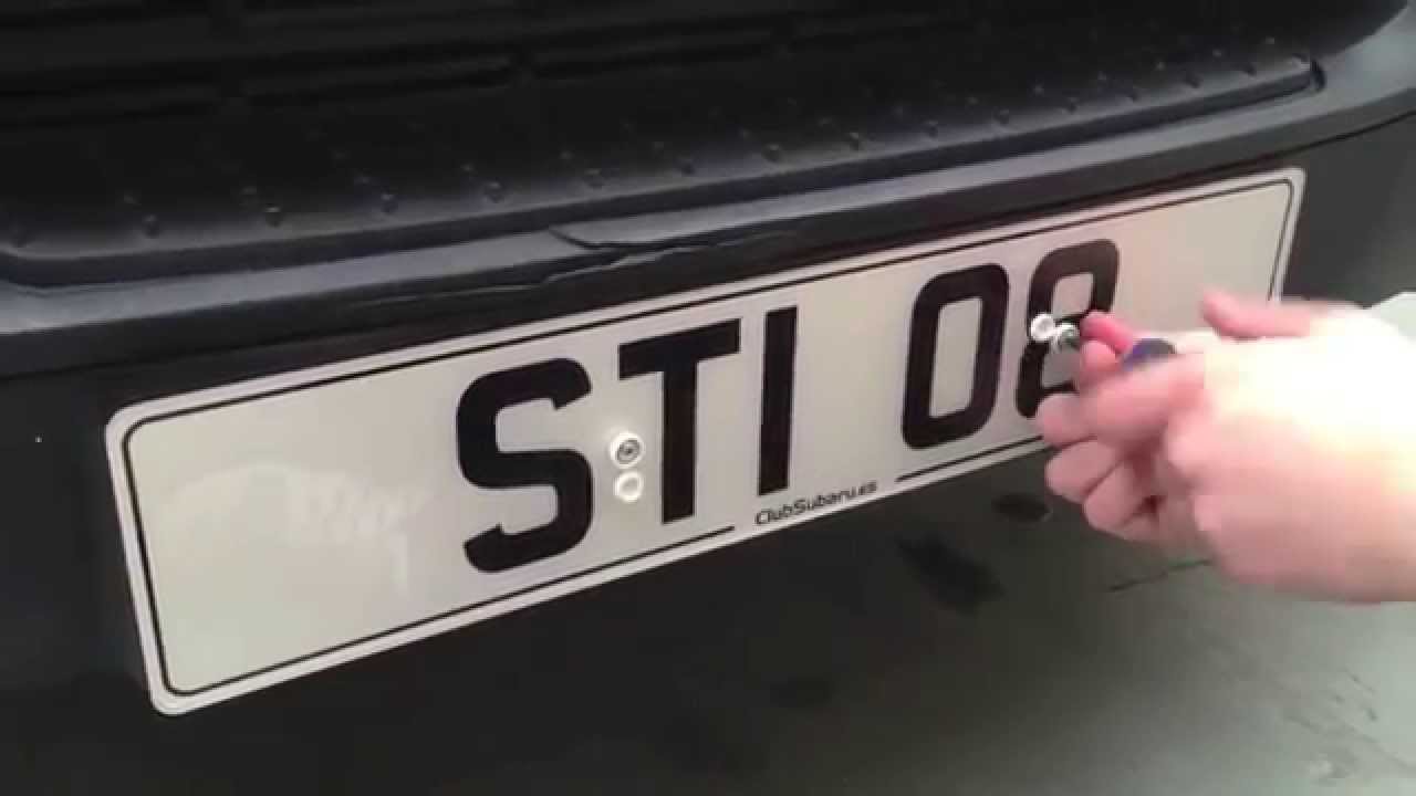 Old Number Plate
