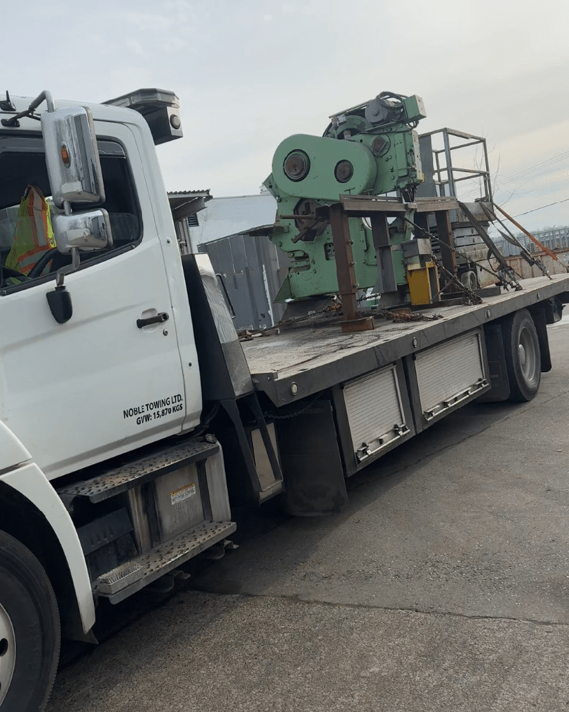 Heavy machinery removal