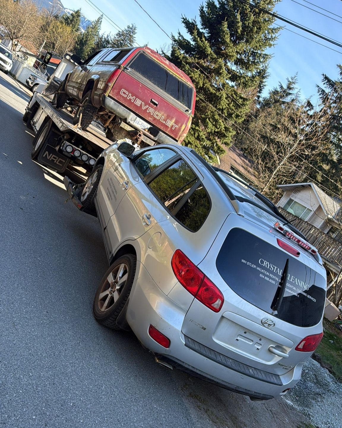 Scrap car removed from a property in Richmond
