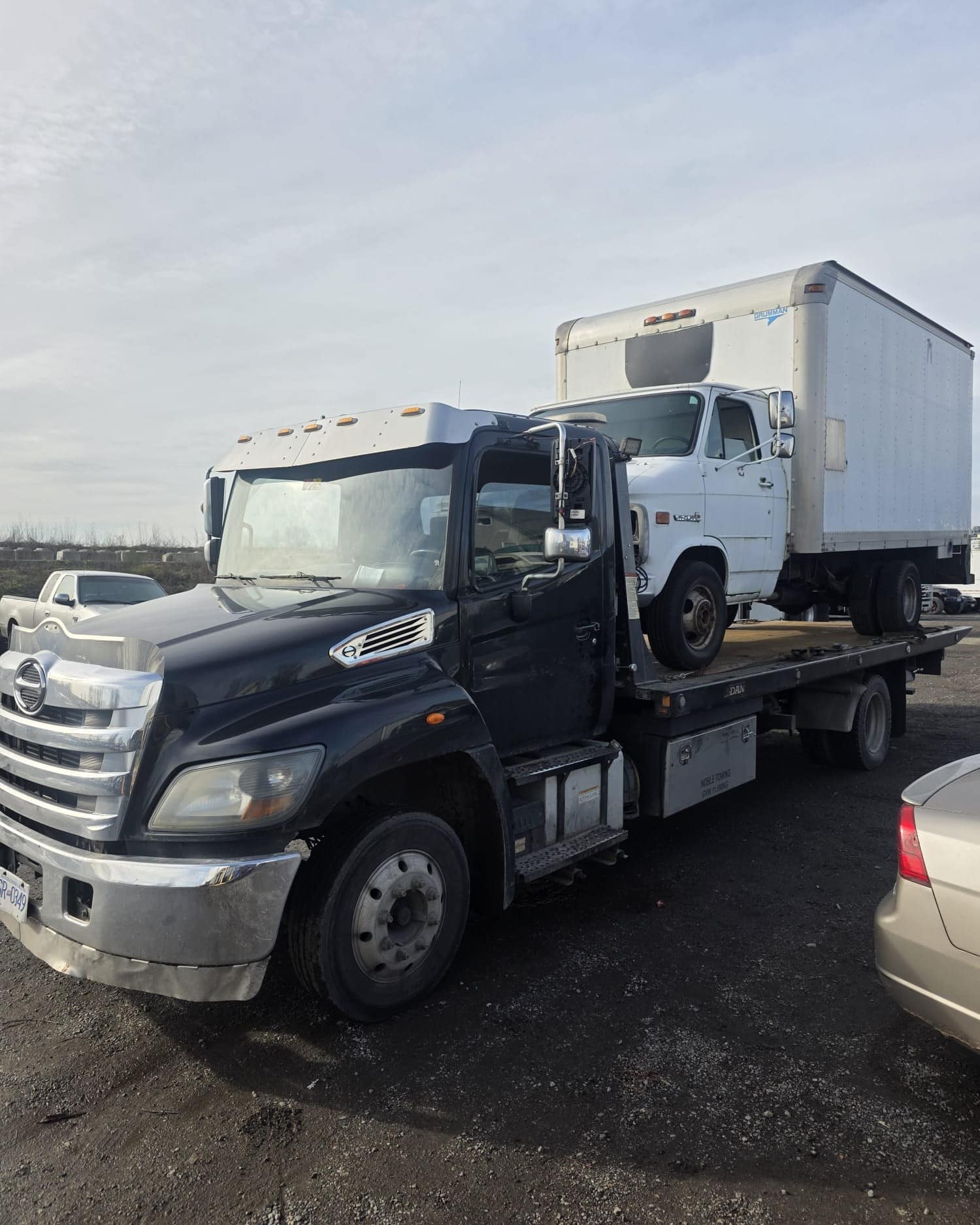 Noble Towing vehicle removal job